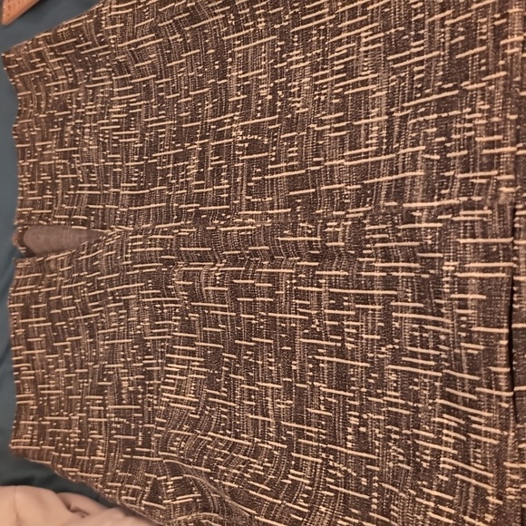 M&S Collection A Line Stripes Gray Pencil skirt Size 10 - Picture 11 of 11